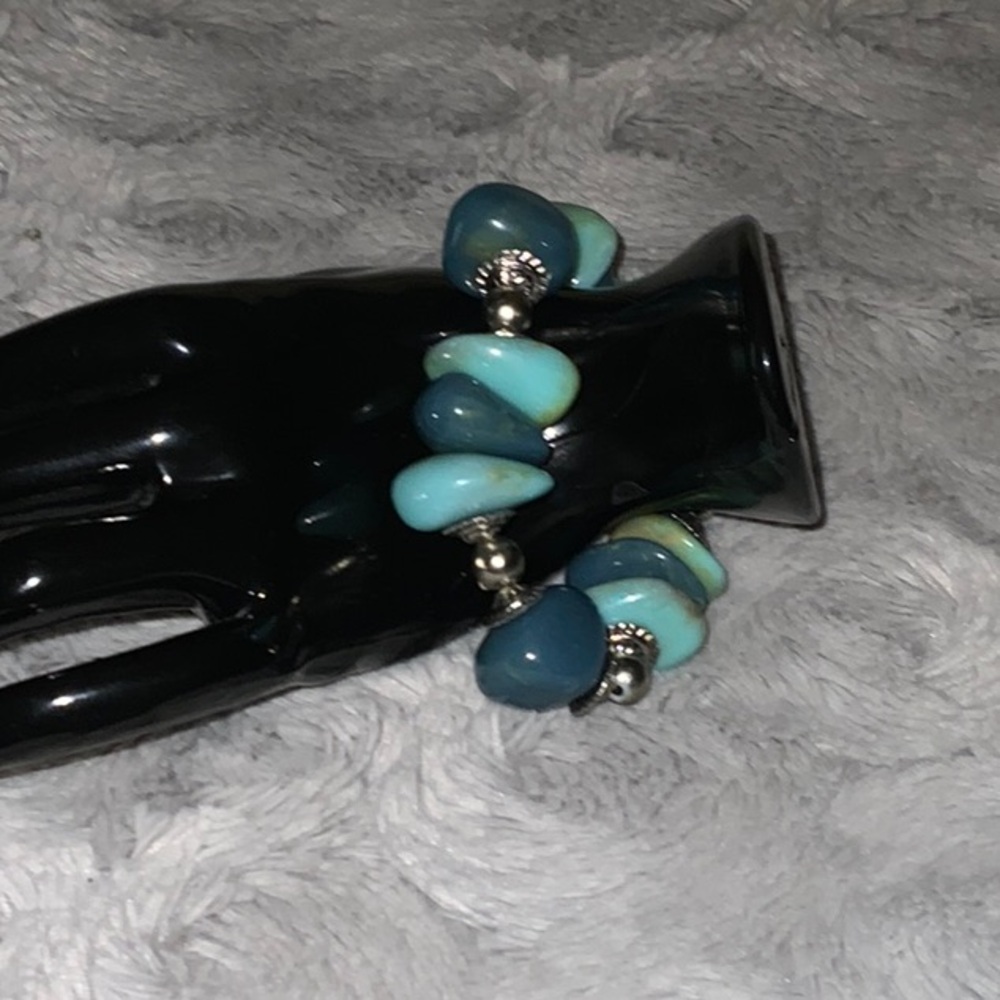 🌟Add-on🌟Blue/Aqua extendable bracelet